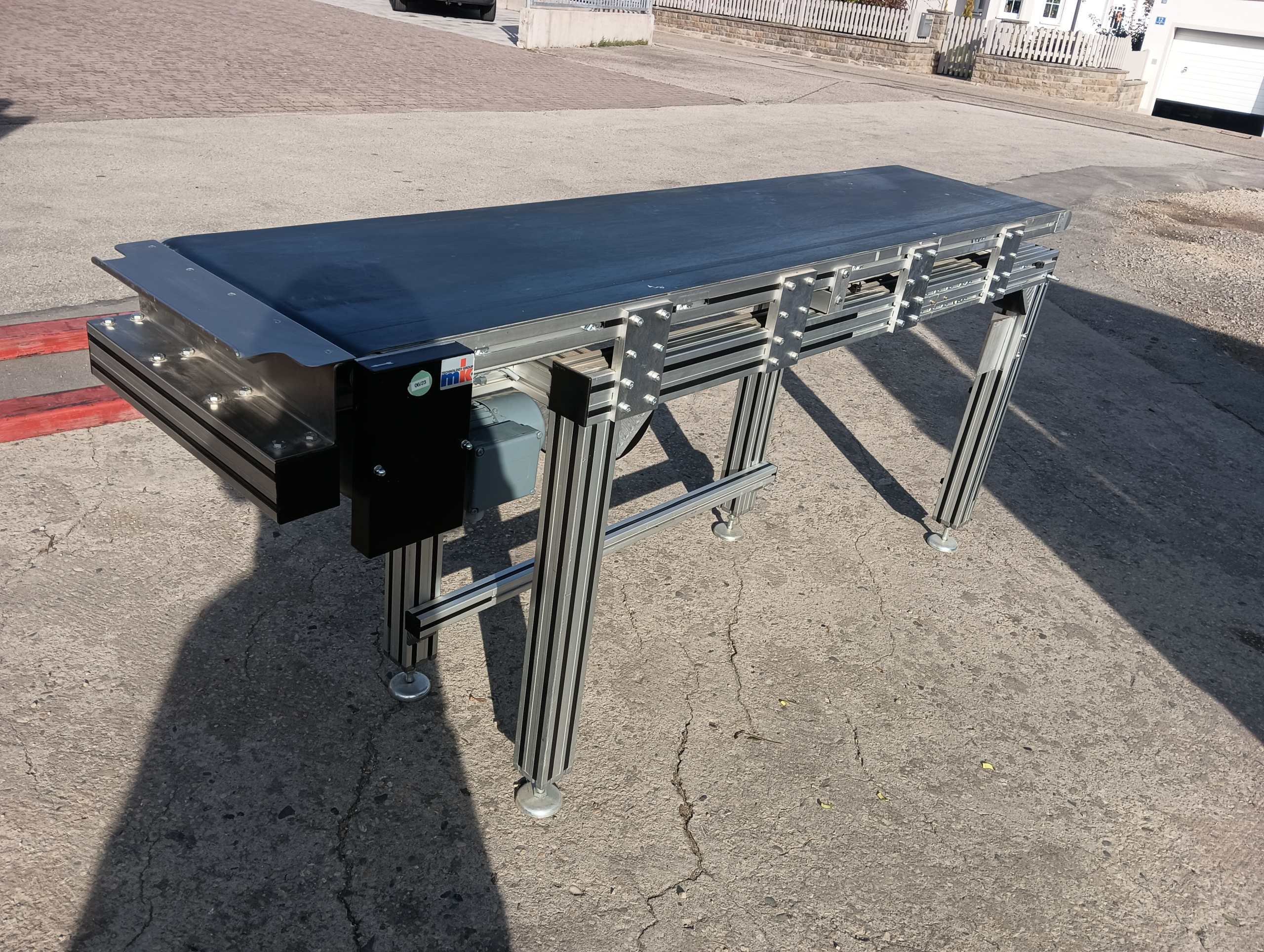 Gebrauchtes Industrieförderband 210 * 50 cm Alu Rahmen